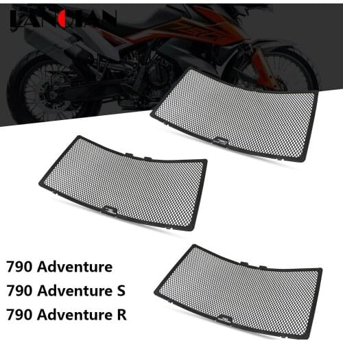 For 790 Adventure S R Motorcycle Aluminum Radiator Grille Guard Cover 790 ADVENTURE 790 ADV S 790 ADV R 2019 UP Accessories