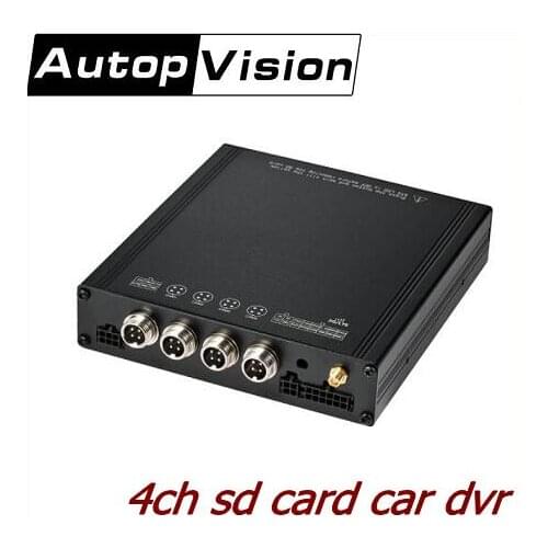 SDVR004 H.264 D1 4ch Mobile DVR Vehicle Security System for School Bus, Taxi, Car GPS +WIFI+3G Optional