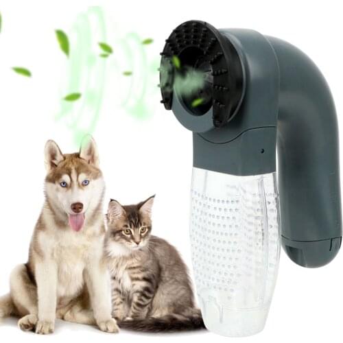 Cordless Portable Electric Fur Remover Pet Hair Suction Device Grooming Kit