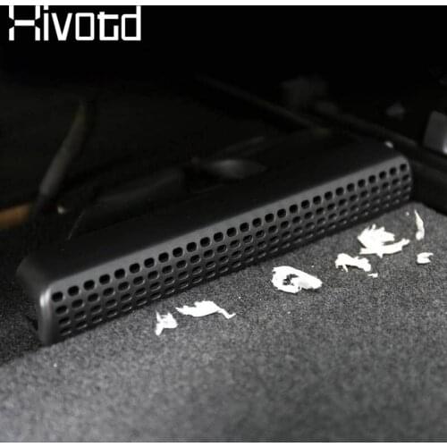 Hivotd for peugeot 3008 GT/ 5008 GT 2017-2021 interior accessories Rear Seat Air Conditioning Vent Outlet protective cover trim