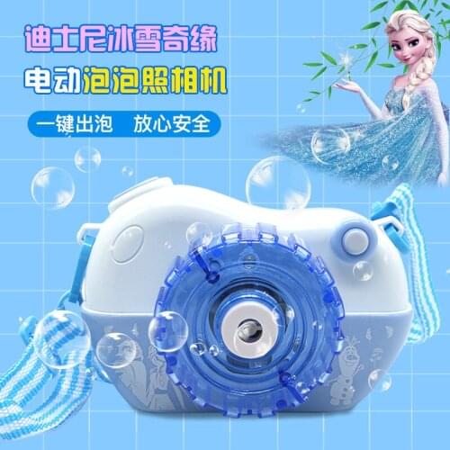 Disney frozen elsa anna snow girls Cartoon camera Bubbles Mickey Outdoor Fun Maker Party Summer Outdoor Toy kids gift