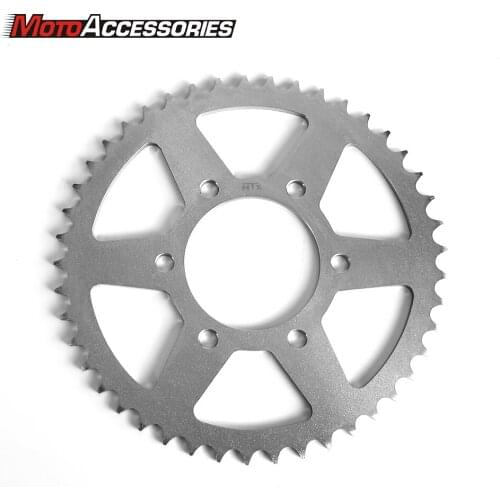 For Kawasaki ZX6R'05-17, Z750'04-12 ZXR400, Z800'13-16 MTX Steel Alloy Rear Sprocket Full Steel Rear Sprocket