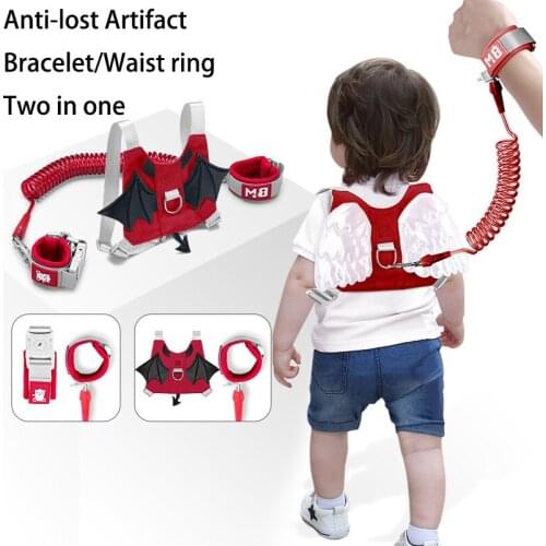Dropshipping Baby Anti Lost Wrist Link Toddler Leash Safe Harness Strap Rope Outdoor Walking Hand Belt Band Anti-lost Wristband