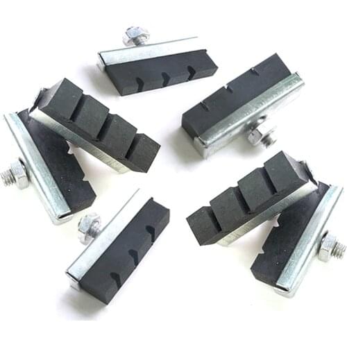 Brand New High Quality Mountain Road Bicycle Cycling Bike Braking V-Brake Holder Shoes Rubber Pads Blocks