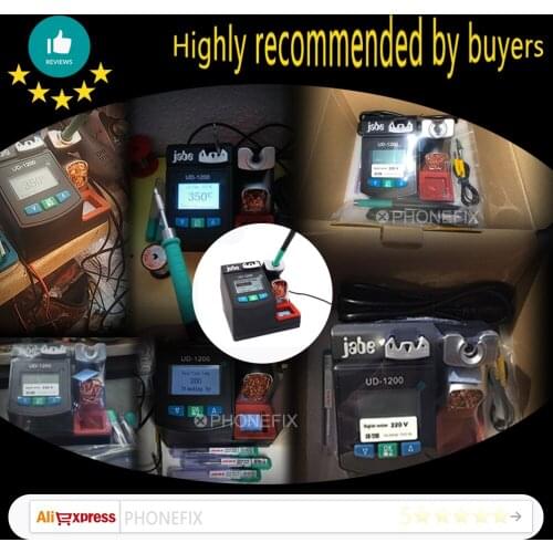 Jabe UD-1200 Lead-free Soldering Station Smart 2.5S Rapid Heating Soldering Iron Kit Dual Channel Power Supply Heating System