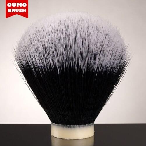 OUMO BRUSH-Tuxedo synthetic hair shaving brush knots(thick hair)
