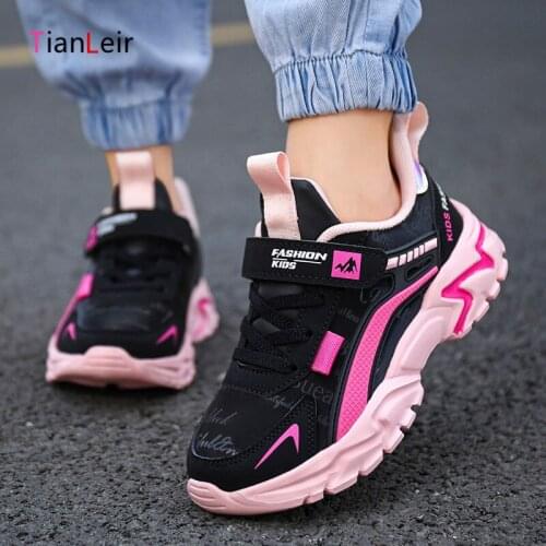 Brand Kids Shoes Breathable Comfortable Mesh Sneakers Girls Children Shoes Fashion Casual Running Sports Shoes For Girls Enfant