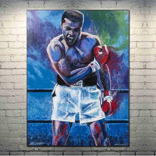 Lot Style Choose Muhammed Ali Boxing Art Silk Canvas Poster 13x18 24x32 Inch Wall Pictures-003