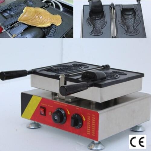 Taiyaki pancake machine fish shaped ice cream cake filling maker