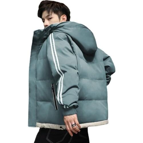 2021 Mens Jackets Autumn Winter Fashion Mens Clothing Jacket Casual Outerwear Jackets for Men Windbreaker Thick Down Padded