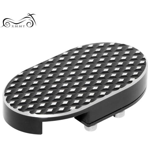 Motorcycle CNC Brake Pedal Pad Cover Footpeg Fits For Harley Sportster XL883 XL1200 Dyna Fat Bob Softail V-Rod Street Night Rod