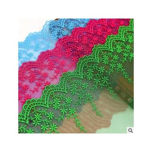 New Color Fashion Lace Clothing Toys Home Textile Decoration Accessories Mesh Embroidery
