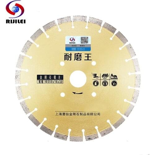 RIJILEI 372mm*50*3 Super Durable Sharp Concrete Road Cutting Diamond Saw Blades Marble Cutting Tools Asphalt Cutting Disc MX28