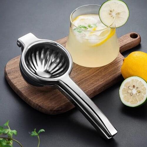 Manual Lemon Squeezer 304 Stainless Steel Orange Lime Pieces Hand Pressure Juicing Food Processors Kitchen Tools