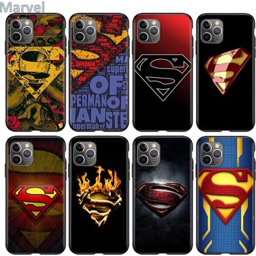 Superheros Logo Marvel Silicone Cover For Apple IPhone 12 Mini 11 Pro XS MAX XR X 8 7 6S 6 Plus 5S SE Phone Case