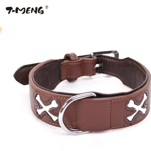 Glow In The Dark Soft Pu Leather Luminous Collar For Dogs Durable Cross Style Night Glowing Dog Collar Light Pet Accessories