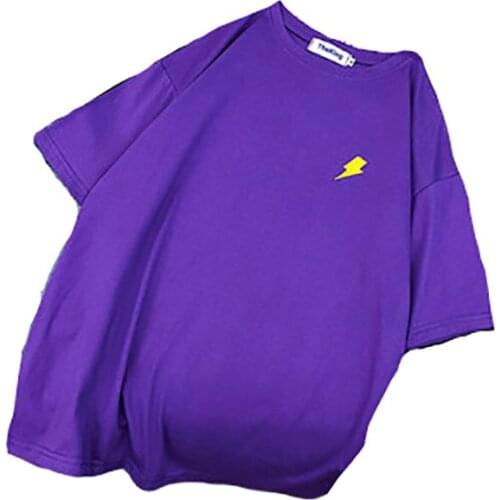 Sun Befree Vintage Embroideried Streetwear Short Sleeve Korean StyleT-shirt embroidered bottoming shirt top embroidered T-shirt