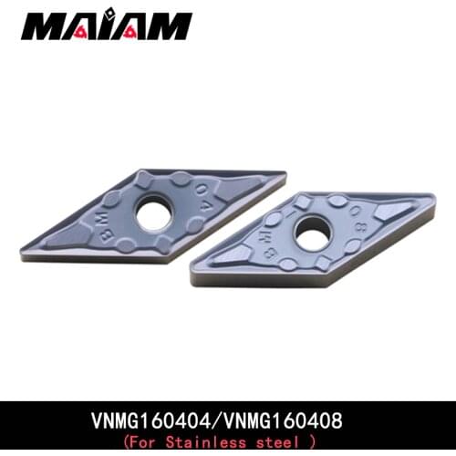 VNMG1604 Rhombus insert VNMG160404 VNMG160408 Stainless steel milling CNC insert(blade) VNMG1604 04 08 BM pattern inserts