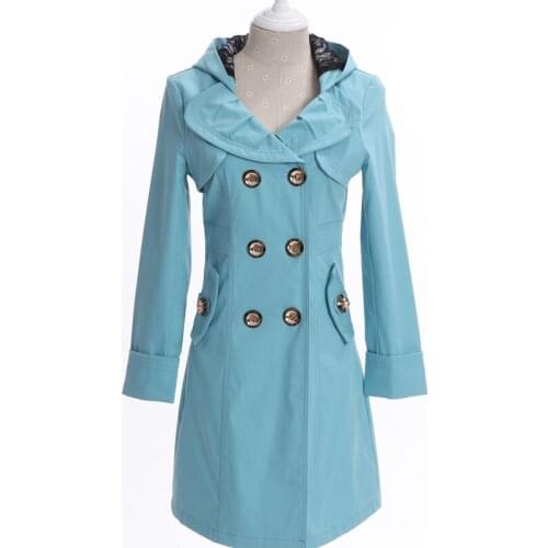 Womens Windbreaker Plus Size Autumn Coats Womens Clothing Windbreakers Overweight Coat Women Jacket Fashion Tops Free Shipping