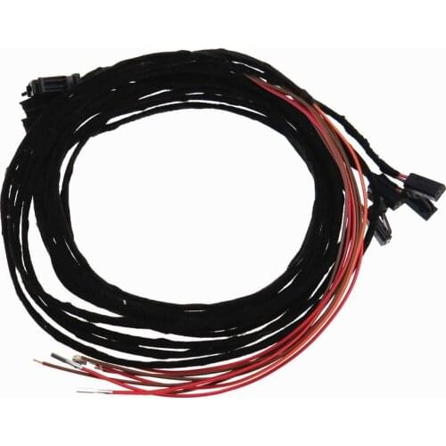 1Set LED Footwell Lights Harness Cable 3AD947409 For Golf MK5 MK6 Passat B6 Magotan Q7 Q5 A8 S8 RS6 Seat Octavia 3AD 947 409