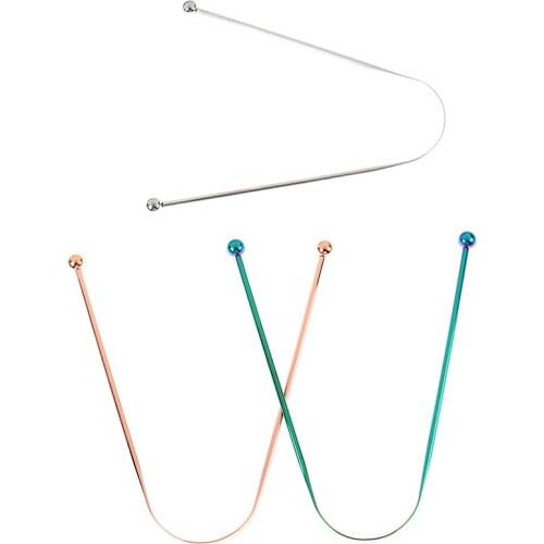 1PCS Stainless Steel Tongue Scraper Stainless Steel Oral Tongue Cleaner Brush Tongue Toothbrush Oral Hygiene