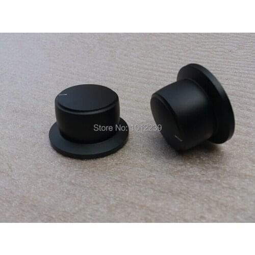 1pcs Diameter 44mm high 25mm all aluminum solid Volume knob Audio amplifier potentiometer knob