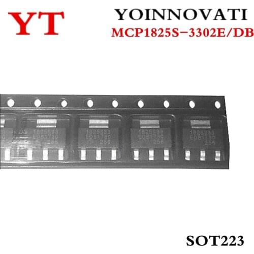 20pcs/lot MCP1825S-3302E/DB MCP1825S-3302E MCP1825S 1825S-3302 1825 SOT223 IC Best quality