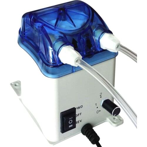 50~400ml/min, 24V Peristaltic Pump, Reversible Brushless Motor, Exchangeable Pump Head & PharMed Peristaltic Tube
