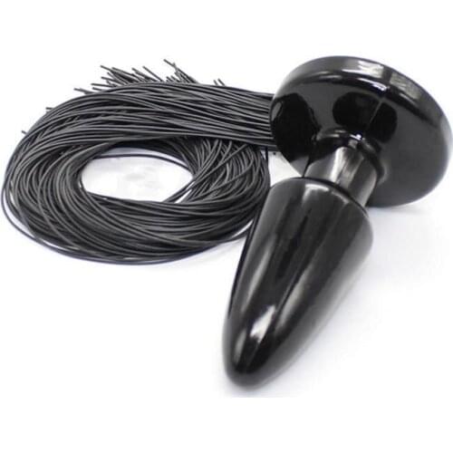 Cosplay Horse Tail Anal Plug Soft Pony Butt Plug Anal Pleasure Backyard Fetish Sex Game Toys Products for Couples GS0320