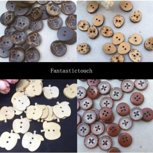 Free Shipping 8-10pcs Exquisite Sweater Coat Jacket Wood Buttons Special Design Bute Buttons Cheap Price