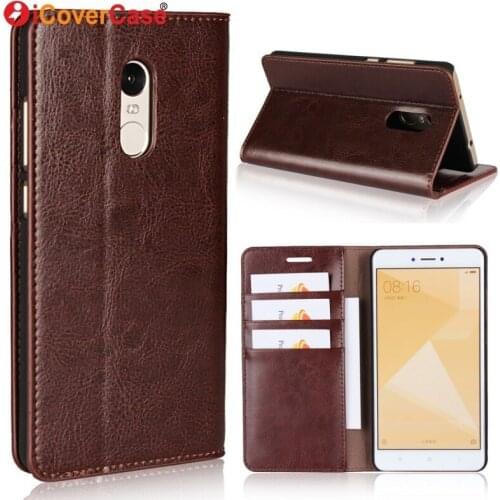 Genuine Leather Case for Xiaomi Redmi Note 4x Case Cover Flip Luxury Phone Cases Redmi Note 4x 32gb 64gb Funda Coque Hoesje Etui