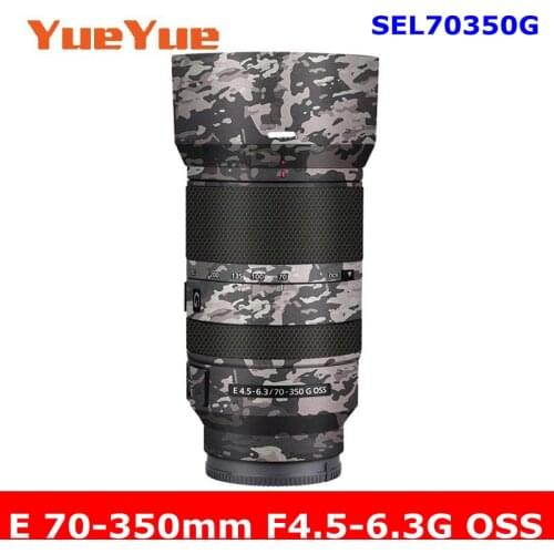 For Sony E 70-350mm F/4.5-6.3 G OSS ( SEL70350G ) Anti-Scratch Camera Lens Sticker Coat Wrap Protective Film Body Protector Skin
