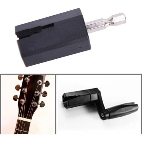 IRIN Assemble Electric Drill Hexagonal Guitar String Winder Head Tools For Electric Acoustic Guitar Bass Parts & Accessories