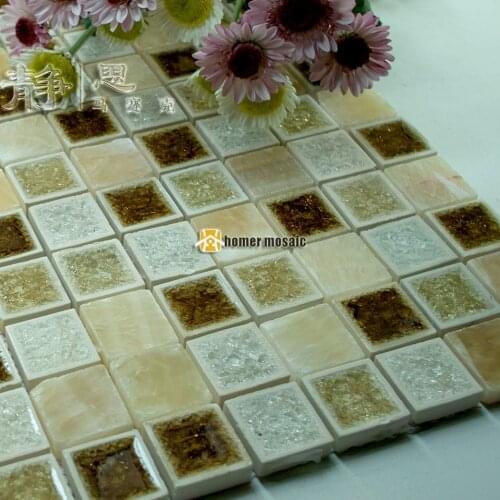 Ceramic mixed stone mosaic tiles EHGM1040 for swimming pool bathroom shower wall mosaic tiles kitchen backsplash free shipping