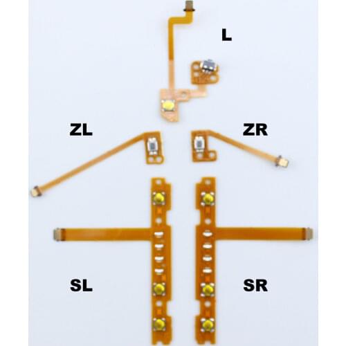 ChengHaoRan Flex Cable Replacement L ZL ZR Button Key Ribbon Flex Cable For Nintendo NS Switch Joy-Con Controller Buttons Cable