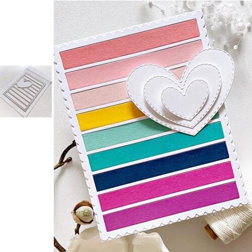 Love Heart Die Metal Cutting Dies for DIY Scrapbooking Crafts Dies Cut Stencils Maker Photo Album Template Handmade Decoration