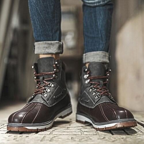 Men Casual Shoes Man Shoes Casual Men For Sports Tenis De Bota Para Hombre Mens Hot Sale Brown Boots Sport Home Winter
