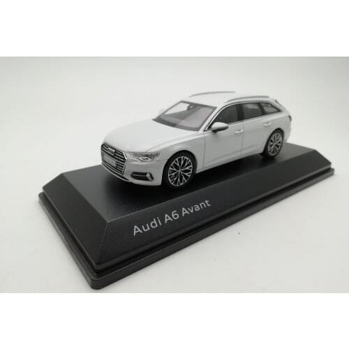 Original factory 1:43 Au di A6 Avant white alloy toy car toys for children diecast model car Birthday gift