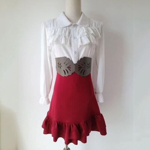 LoveLive! Love Live Minami Kotori Meidofuku Awaken Uniform Dress Outfit Cosplay Costumes Lolita Dress+ Belt Halloween