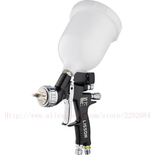 Digital Display Spray Gun GTIS Air Painting Gun 1.3mm mini Digital Display Water-based Car Face Paint Spray Gun TE20/T110