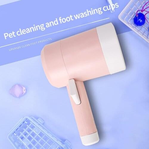 Portable dog PAWS automatic cleaner cup pet foot cleaner PAWS cleaner soft silicone foot cleaning tool for small dogs