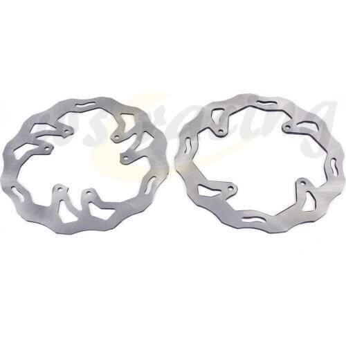 Motorcycle Front And Rear Brake Discs Rotor For HONDA CR125R CR250R CRF250R CRF450R CRF250X CRF450X CR CRF 125R 250R 450R 250X