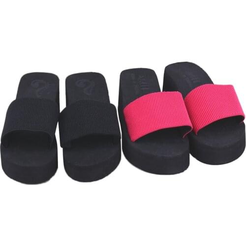 Summer Soft Women Wedge Sandals Thong Flip Flops Flat Platform Slippers Beach