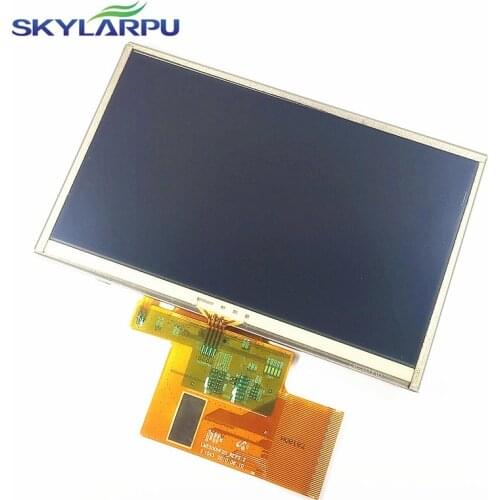 Skylarpu 5" inch LMS500HF05 LMS500HF05 REV0.2 GPS LCD display screen with touch screen digitizer panel free shipping