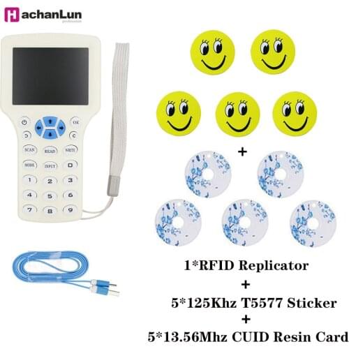 RFID Smart Card Writer ID Full Frequency IC Full Encryption Decryption Replicator CUID Card Reader FUID Copier Tag Duplicator