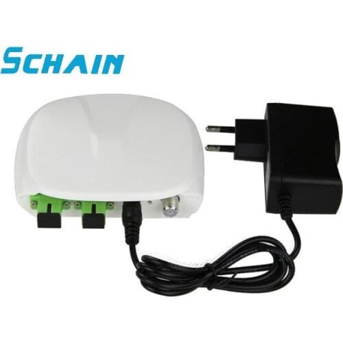 FTTH Fiber optical receiver SC/APC SC UPC Fiber Node with WDM AGC Mini Node Indoor FTTH Tool Optical Receiver CATV Transeiver