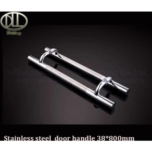 High Quality Stainless steel 304 office hotel glass door handles 38*800mm with DHL free shipping