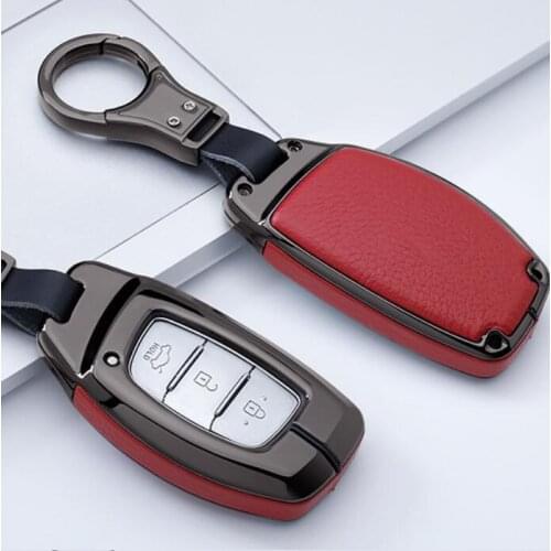 High Quality Key Cover Holder Case For Hyundai Creta I10 I20 Tucson Elantra Santa Fe IX35 2016 2017 2018 Fob Smart Key Protect