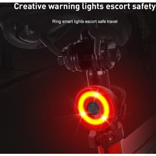 Bike Light Tail Waterproof Warning Cree Light Night 400 Lumens Warning Tail Light Fenix Brake Light Bicycle Accessory