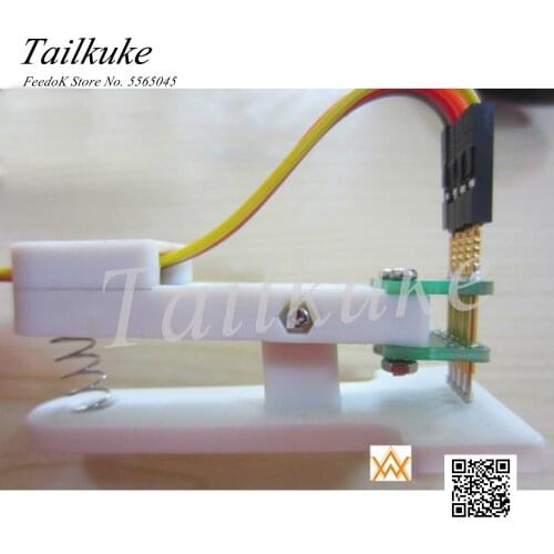 Burning program Fixture Debug download Pogo pin pitch 2.54mm-6P single row STC 6 pin